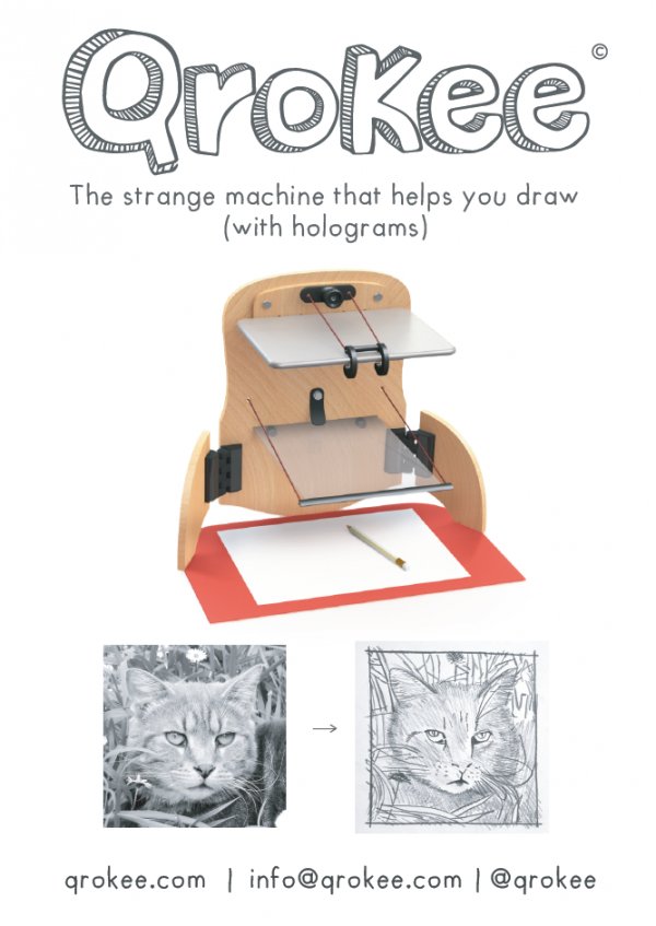 QroKee, the strange machine that helps you draw