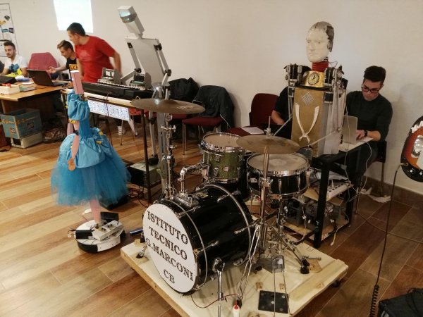 Robot band music