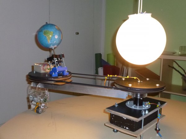 Galileino  - Hardware simulator of Earth and Sun in motion