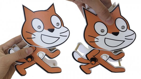 RoboCat K1 -educational toy-robot, which was specially created to support the educational process in the schools when working with the Scratch educational software. Now learning Scratch for kids will become more interesting and fun!