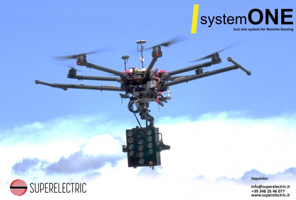SystemONE sensore iperspettrale per droni e aerei