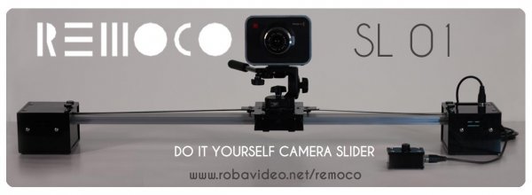 REMOCO SL 01 motion controlled camera slider