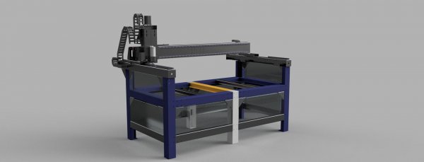 macchina CNC di grandi dimensioni in scatola di montaggio