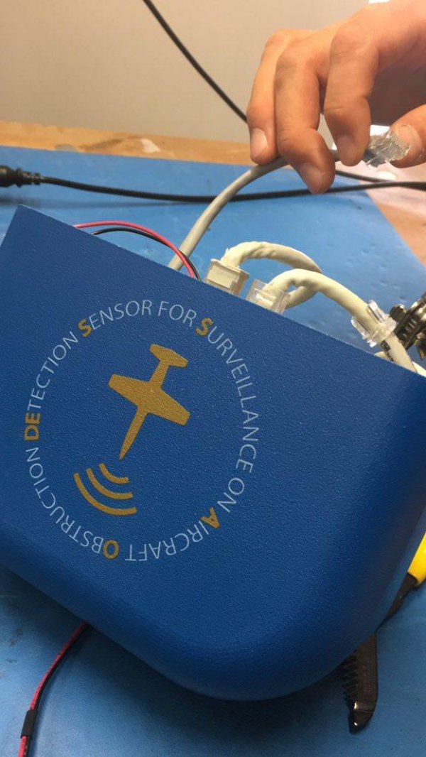 ODESSA: Obstacle DEtection Sensor for Surveillance on Aircraft
