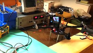  Il drone (foto: Andrea Chesi/Youtube)