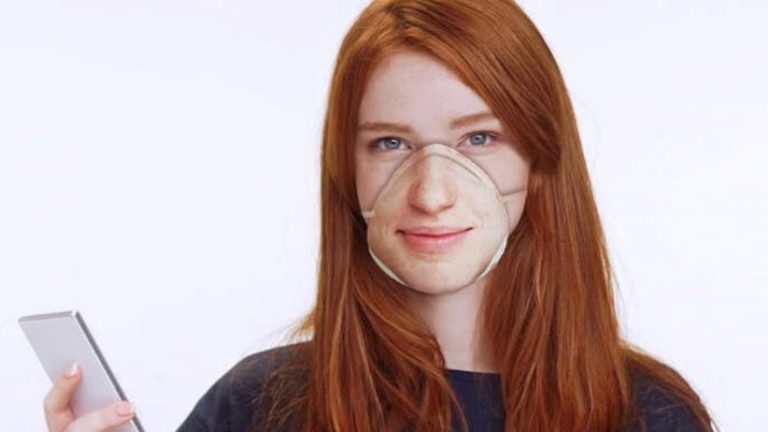 Facial recognition respirator mask